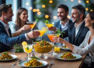 Sådan kombinerer du drinks og karrysalat til den perfekte festoplevelse