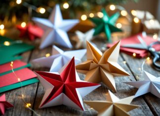 Sådan laver du smukke julestjerner med kreative juleklip idéer