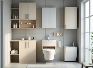 Sådan optimerer du pladsen med badeværelsesskabe til små rum