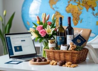 Sådan sender du den perfekte gavekurv og blomster til udlandet