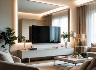 Sådan skaber du den perfekte atmosfære med spejle og tv-fod til dit hjem