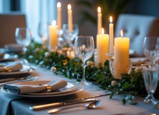 Sådan skaber du den perfekte borddækning med duftlys og servietter