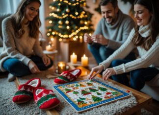 Sådan skaber du den perfekte decemberhygge med puslespil og juleslippers