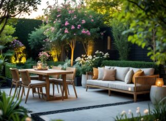 Sådan skaber du den perfekte haveoase med spisesæt og havesofa til din haveindretning