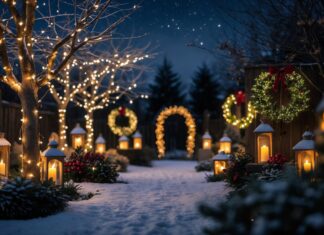 Sådan skaber du den perfekte havepynt til juledekorationer i vintermørket