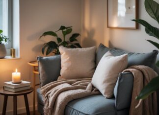 Sådan skaber du den perfekte hyggekrog med en lille sofa til stuen