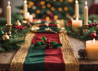 Sådan skaber du den perfekte julestemning med bordløbere til julebordet