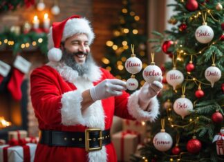 Sådan skaber du den perfekte julestemning med personlig julepynt og julemandsdragt