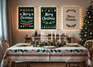 Sådan skaber du den perfekte julestemning med plakatrammer og juleduge