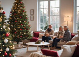 Sådan skaber du den perfekte julestue med kunstigt juletræ og loungeborde til stuen