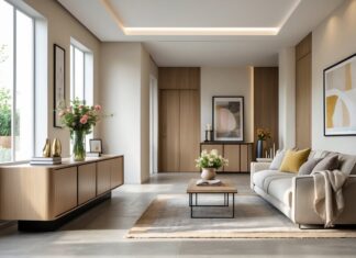 Sådan skaber du den perfekte stue med en skænk til stuen og en komfortabel sofa