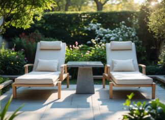 Sådan skaber du den perfekte udendørs oase med solsenge og granit havebord til haven