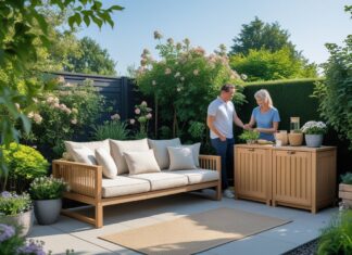 Sådan skaber du en harmonisk haveindretning med havesofa og hjørneskabe