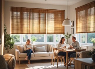 Sådan skaber du en hyggelig atmosfære med bambus rullegardiner til hjemmet