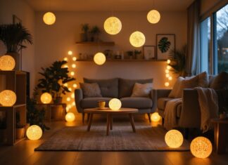 Sådan skaber du en hyggelig atmosfære med dekorative lyskugler til hjemmet