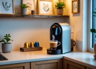 Sådan skaber du en hyggelig kaffekrog med vægpynt og kapsel kaffemaskine til hjemmet