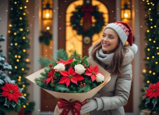 Sådan skaber du en magisk julestemning med levering af blomster til jul