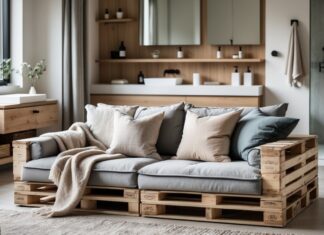 Sådan skaber du en stilfuld oase med en pallesofa til stuen og smarte badeværelseshylder