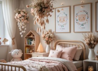 Sådan skaber du et eventyrligt børneværelse med tørrede blomster og plakater