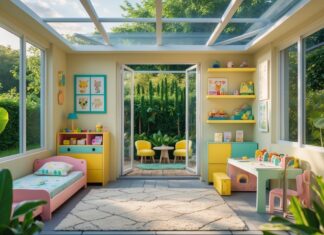 Sådan skaber du et funktionelt børneværelse med en bolig pavillon til haven