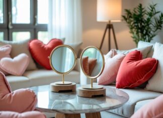 Sådan skaber du et stilfuldt hjem med bordspejle og hjertepuder til hjemmet