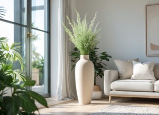 Sådan skaber du et stilfuldt hjem med en gulvvase til hjemmet