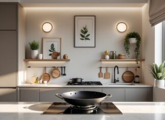 Sådan skaber du et stilfuldt køkken med vægpynt og wokgryde til køkkenindretning