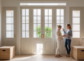 Sådan skaber du orden og stil med franske døre og opbevaringskasser med låg