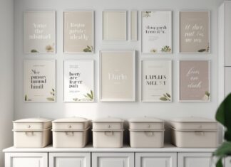 Sådan skaber du orden og stil med personlige plakater og opbevaringskasser med låg