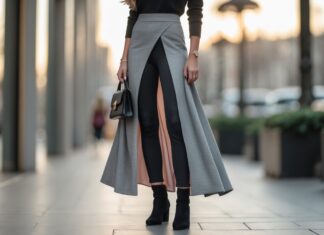 Sådan styler du lange nederdele med moderne hotpants til enhver lejlighed