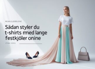 Sådan styler du t-shirts med lange festkjoler online