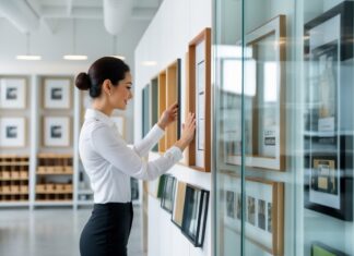 Sådan vælger du de bedste plakatrammer til vitrineskabe