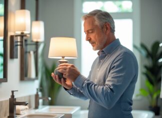 Sådan vælger du den perfekte badeværelseslampe som gaveidé til far