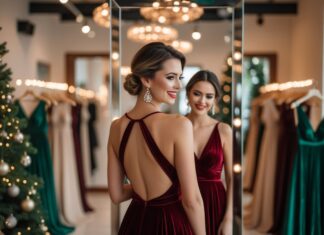 Sådan vælger du den perfekte kjole med åben ryg til julefesten