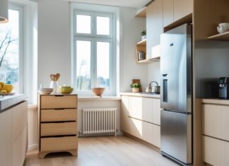 Sådan vælger du den perfekte lille kommode til dit køkken med amerikanerkøleskab