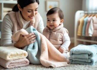 Sådan vælger du det perfekte babyhåndklæde og dunvest til børn og babyer