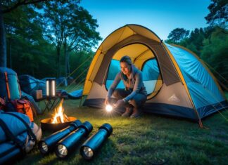 Sådan vælger du det perfekte tunneltelt og led lommelygter til camping