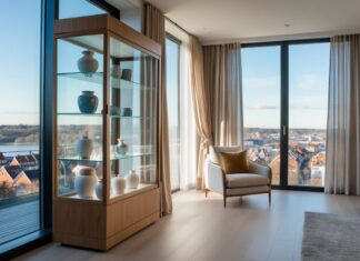 Sådan vælger du det perfekte vitrineskab og gardiner i Aarhus