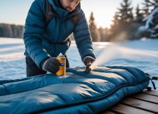 Sådan vælger du det rigtige spraylim til dine vintersoveposer til kolde nætter