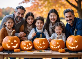 Sjove halloween græskar aktiviteter for hele familien