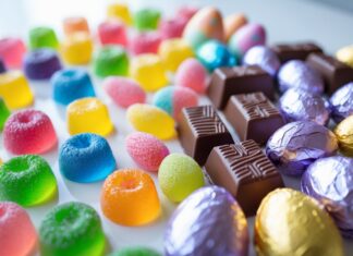 Surt slik og påskechokolade til enhver lejlighed: en perfekt kombination