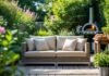 Bagning i det fri: skab den perfekte udendørs oase med en udendørs sofa til haven