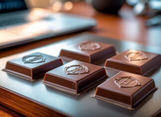 Chokolade med logo er den perfekte firmagave til at styrke kunderelationer