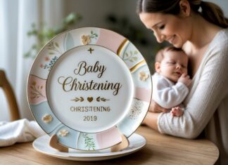 Den perfekte dåbstallerken som personlig gave til nybagt mor og baby