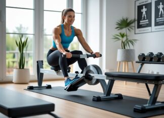Effektiv hjemmetræning med romaskine og træningsbænk til hjemmetræning