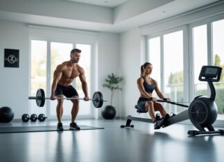 Effektiv træning derhjemme med vægtstænger og romaskiner