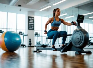 Effektiv træning med gymnastikbold og romaskine tilbud online