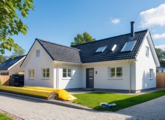 Energibesparelser med hulmursisolering og nyt tag i Havdrup