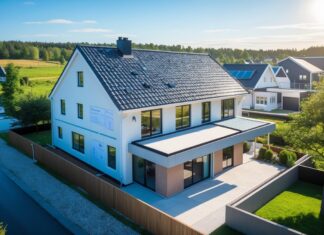 Energibesparelser med hulmursisolering og nyt tag på Fyn