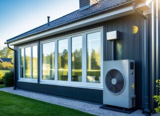 Energibesparelser med nye vinduer og varmepumper i Horsens